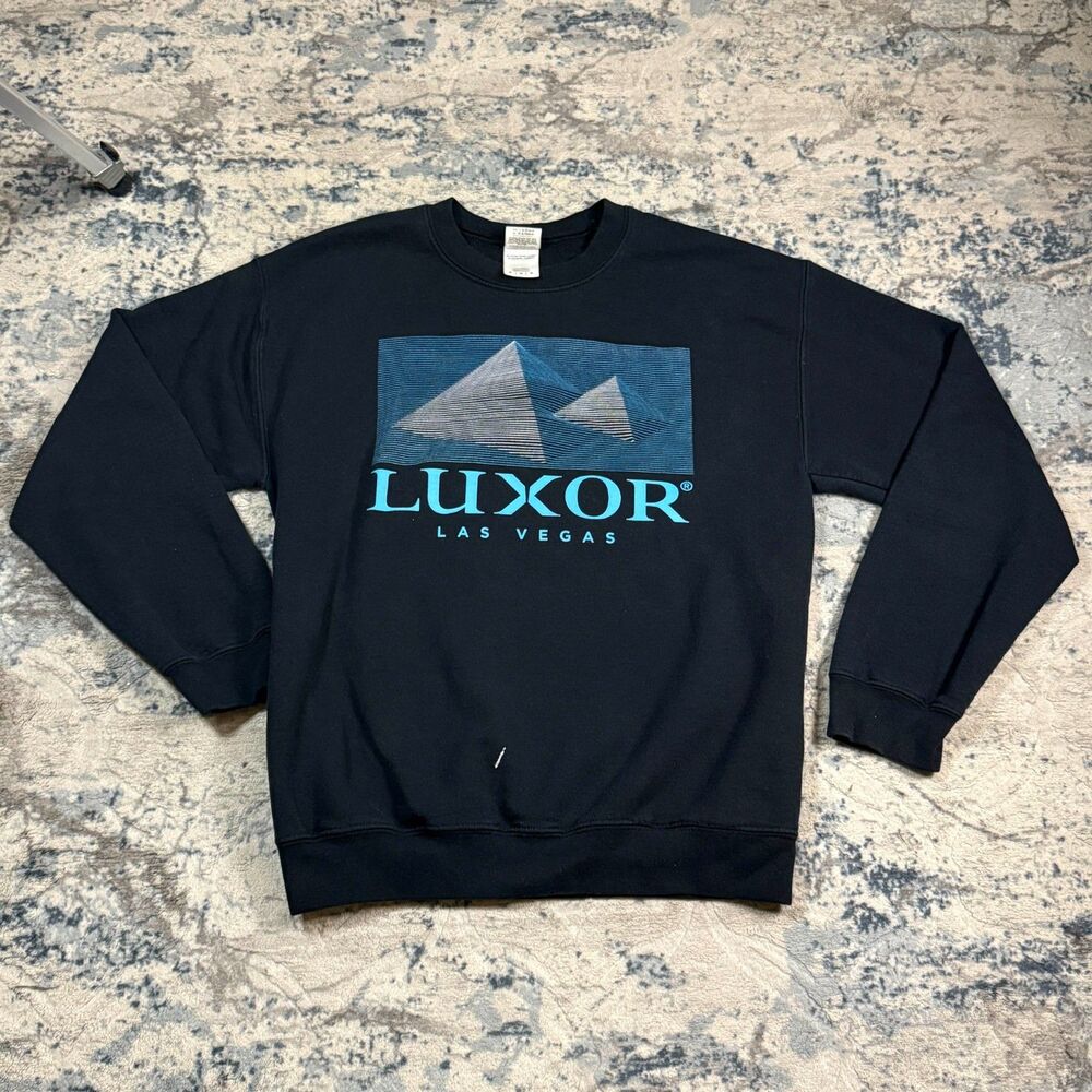Vintage Luxor Hotel Casino Las Vegas Crewneck Sweatshirt Pullover Mens Medium